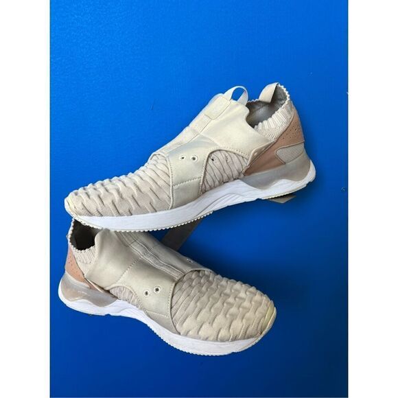 Asics Gel-Lyte V Sanze Knit Beige Textile Mens Lace Up Trainers H800N Us Sz 11 - Picture 2 of 6